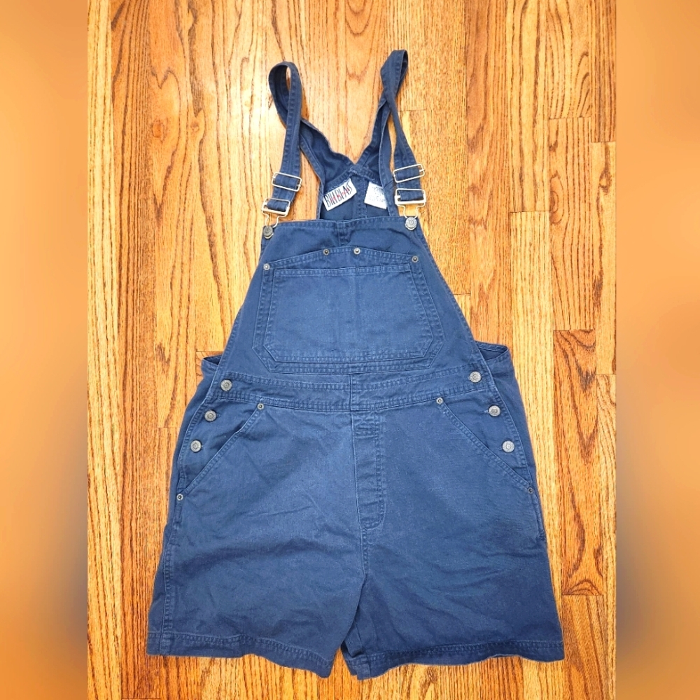 Bill Blass Vintage Womens Overalls Size: Medium, Blue, Short, 100% Cotton